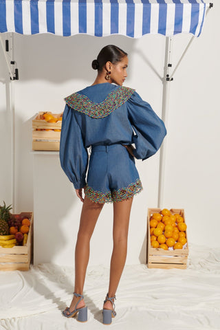 Begoña Top Blue - CELIA B