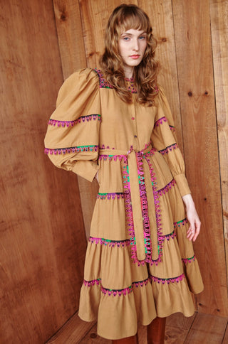 Hasu Dress Sand - CELIA B