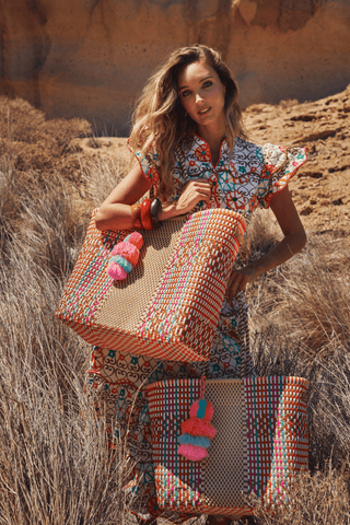 Isla Bonita Bag Citron Tote - CELIA B