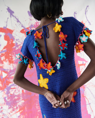 Kairo Blue Dress - CELIA B