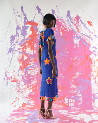 Kairo Blue Dress - CELIA B