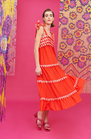 KELLY DRESS RED - CELIA B