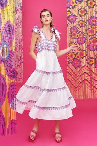 KELLY DRESS WHITE - CELIA B