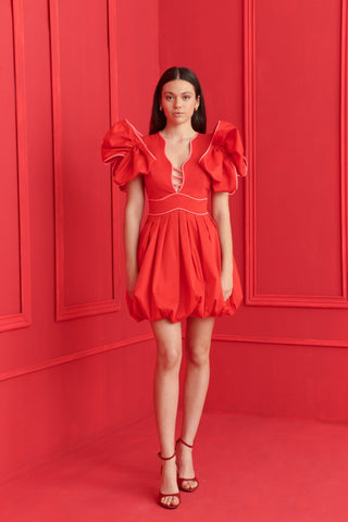 Orbit Dress Red - CELIA B