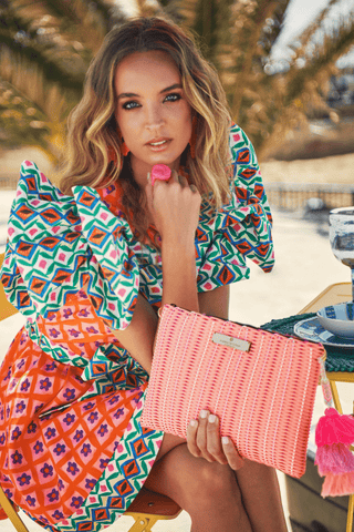 Pink Cay Bag Lemon Drop - CELIA B