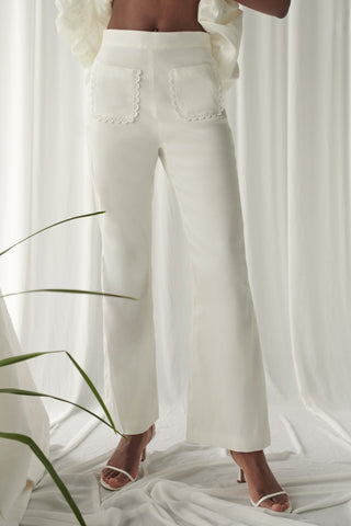 Willem Pants White - CELIA B