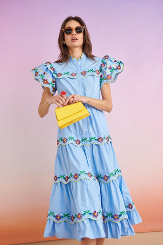 BORA BORA DRESS BLUE E - CELIA B