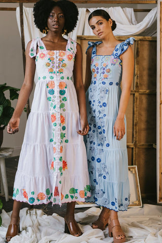 Canela Dress Blue - CELIA B