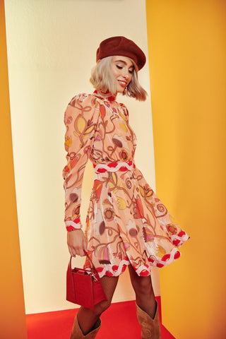 Flamingo dress - CELIA B