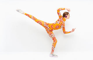 IDRA TURTLE NECK TOP - ORANGE - CELIA B