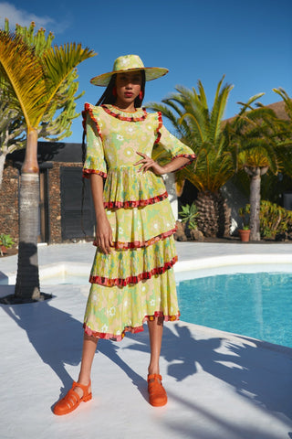 KUNZITE DRESS - GREEN - CELIA B