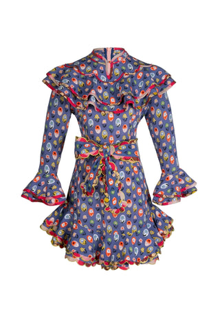 Manatier Dress - Blue - CELIA B