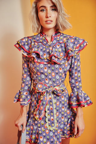 Manatier Dress - Blue - CELIA B