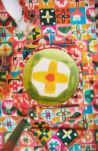 YELOW IRIS PLATE SET OF TWO - CELIA B