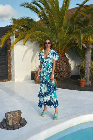 ZAFIRO DRESS - BLUE - CELIA B