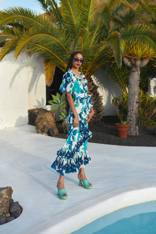 ZAFIRO DRESS - BLUE - CELIA B